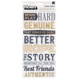 Cedar House Thickers Phrase Gold Foil