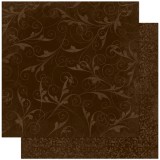 Coffee - Flourish Dot Cardstock 30,5x30,5 cm