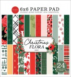 Christmas Flora Merry Paper Pad 15,2x15,2 cm