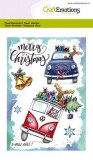 CraftEmotions clearstamps A6 - x-mas cars 1 Carla