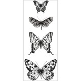 Butterflies - Texture Clear Stamps Butterflies - Texture Clear Stamps