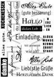 Kartengru� - Klartext Stempel