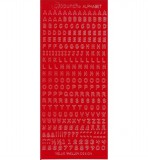 Nellie Snellen - Sticker Alphabet Red