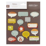 Darling - Speech Bubble Chipboard Sticker