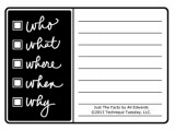 Just the Facts - Clear Stamps by Ali Edwards Just the Facts - Clear Stamps by Ali Edwards