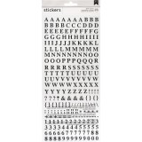 AC - Glitter Alpha Sticker Black AC - Glitter Alpha Sticker Black