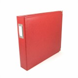 Real Red - Faux Leather 3-Ring Album 12"
