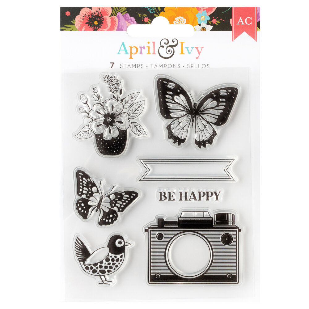 April and Ivy Clear Stamp Set