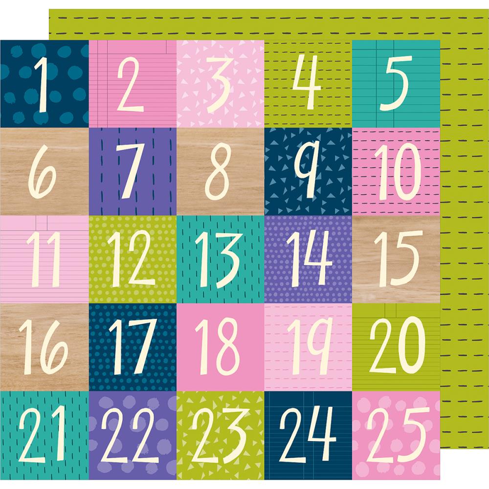 Box of Crayons - Countdown 30,5x30,5 cm - zum Schließen ins Bild klicken