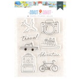 Coast to Coast Clear Stamp Set