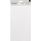AC Flat Alphabet Stickers - White AC Flat Alphabet Stickers - White