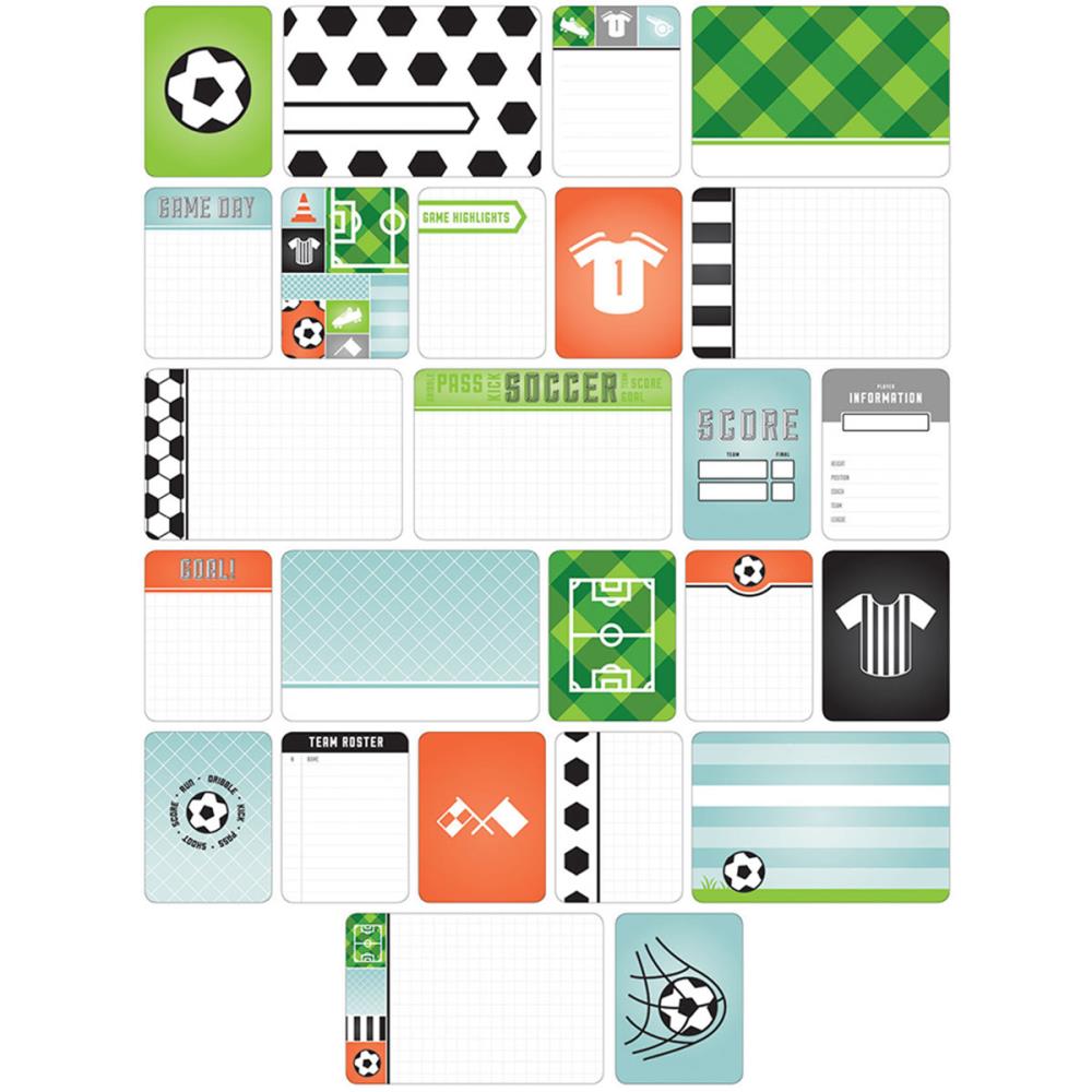 Project Life Themed Cards - Soccer 40 Stück