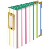 Striped - D-Ring Album 4x4 inch Striped - D-Ring Album 4x4 inch
