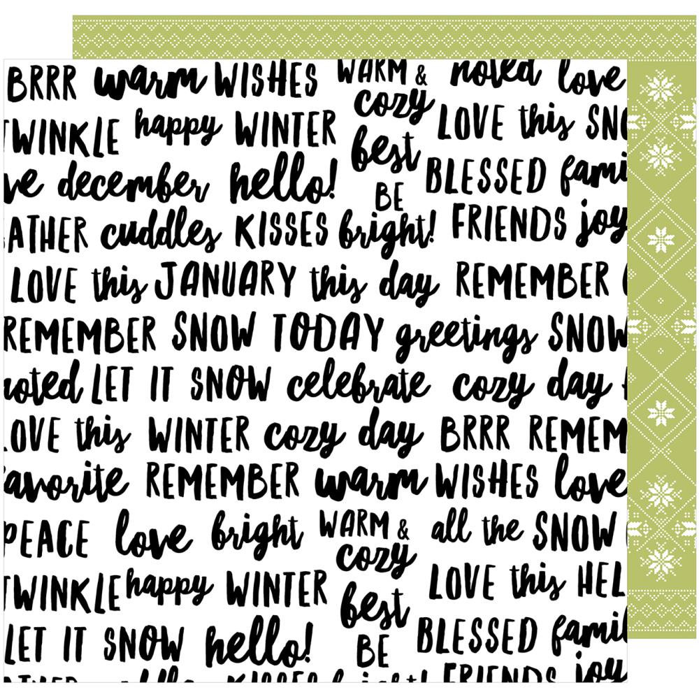 Sweater Weather - Happy Winter 30,5x30,5 cm - zum Schließen ins Bild klicken
