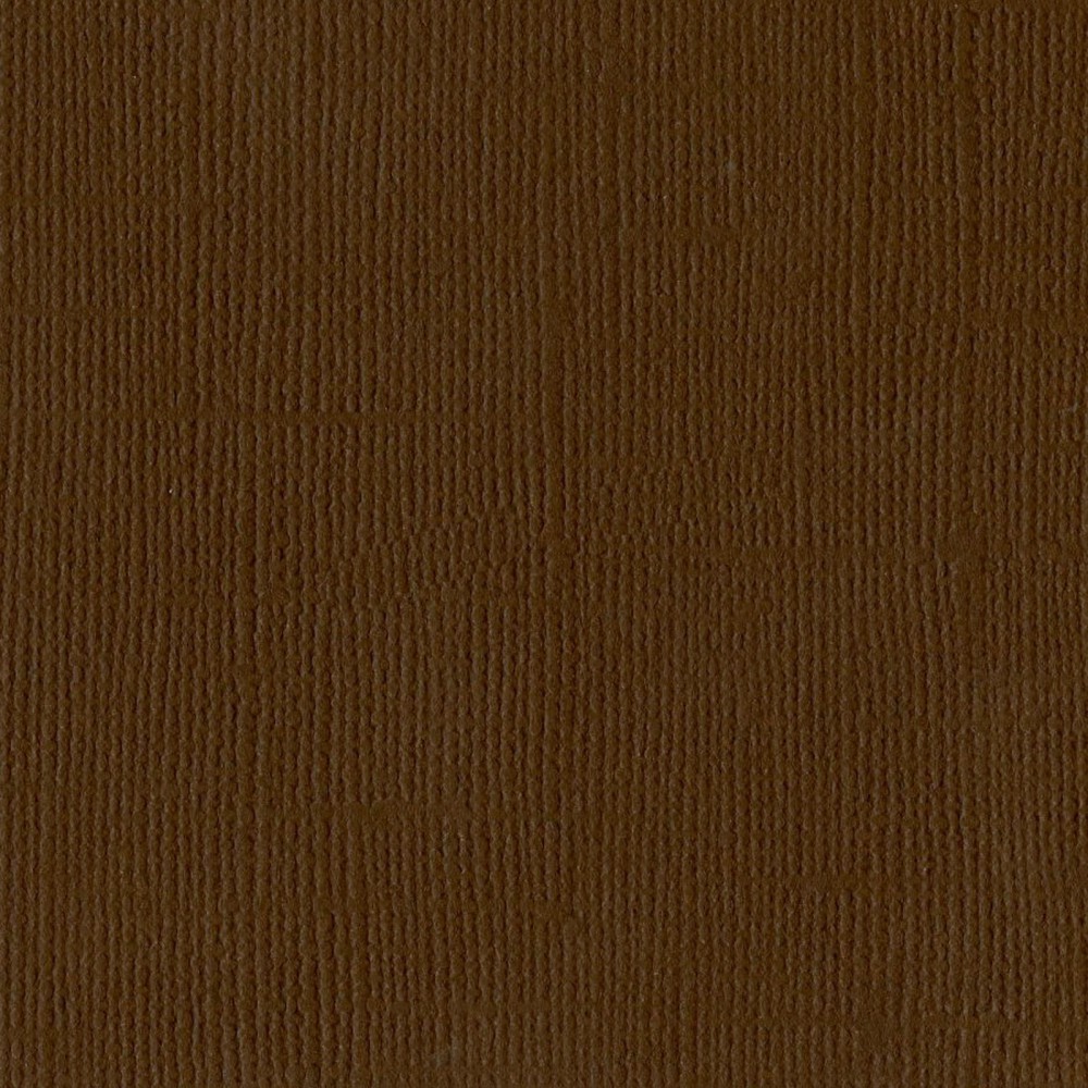 Bazzill Cardstock - Chocolate Mono Canvas 30,5x30,