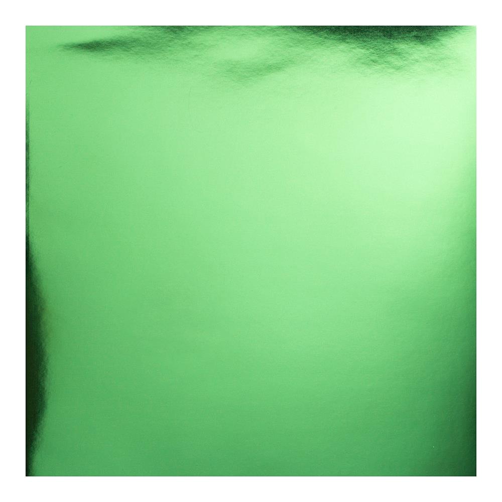 Bazzill Foil Cardstock - Green 30,5x30,5 cm