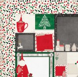 Merry & Bright - Father Christmas 30,5x30,5 cm Merry & Bright - Father Christmas 30,5x30,5 cm