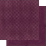 Plum - Double Dot Cardstock 30,5x30,5 cm