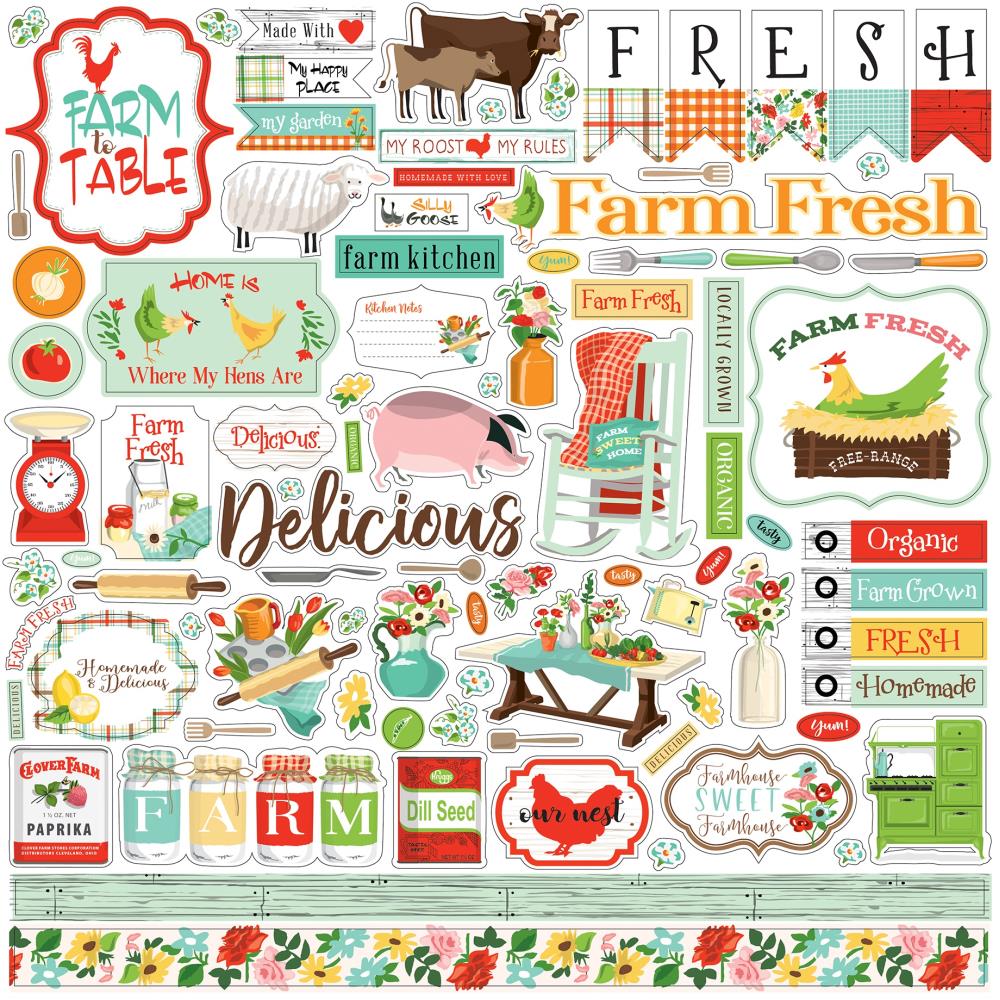 Farm to Table - Element Stickers - zum Schließen ins Bild klicken