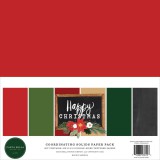 Happy Christmas - Solid Cardstock 30,5x30,5 cm