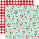 Summer Market - Strawberries 30,5x30,5 cm