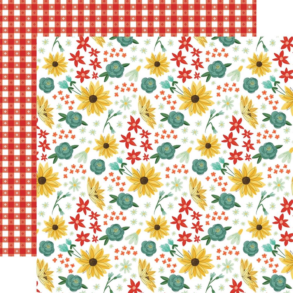 Sunflower Market - Sunny Flowers 30,5x30,5 cm - zum Schließen ins Bild klicken