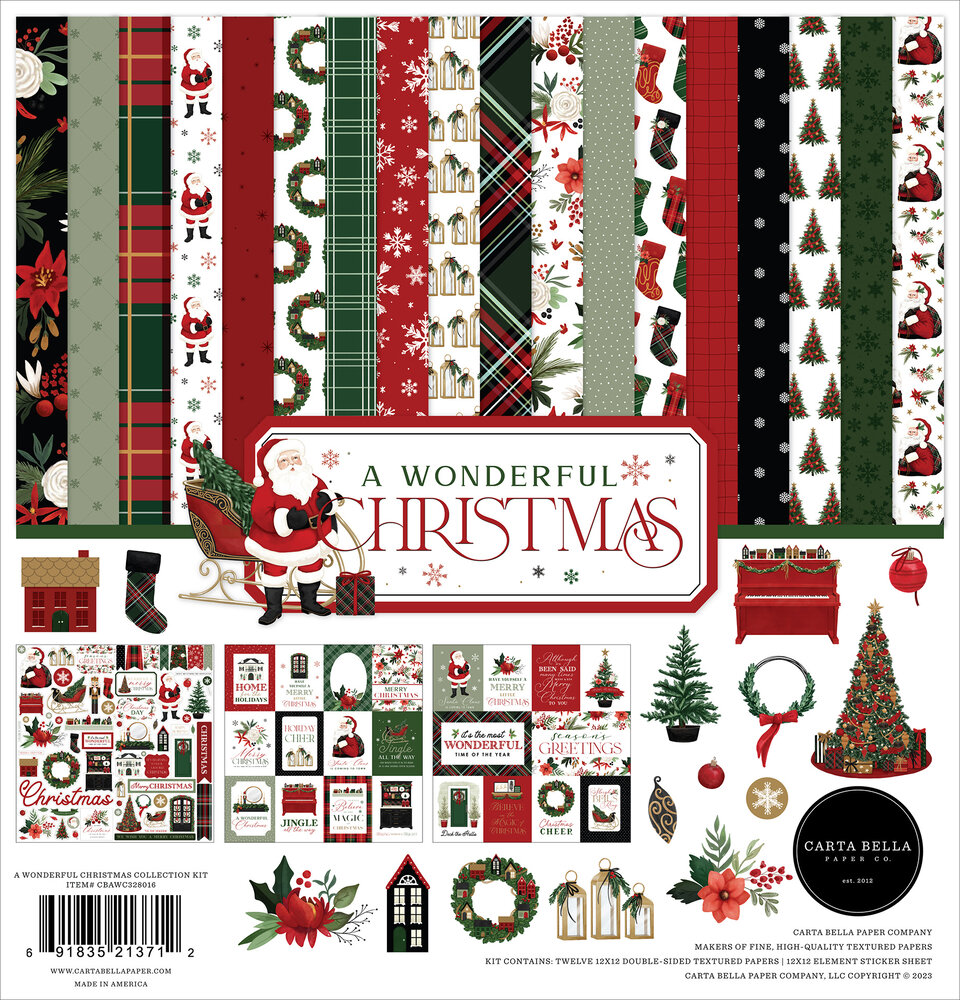 A Wonderful Christmas - Collection Kit von Carta B - zum Schließen ins Bild klicken