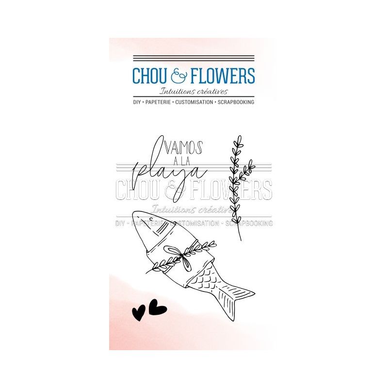 Vamos à la playa clear stamp set von Chou&Flowers - zum Schließen ins Bild klicken