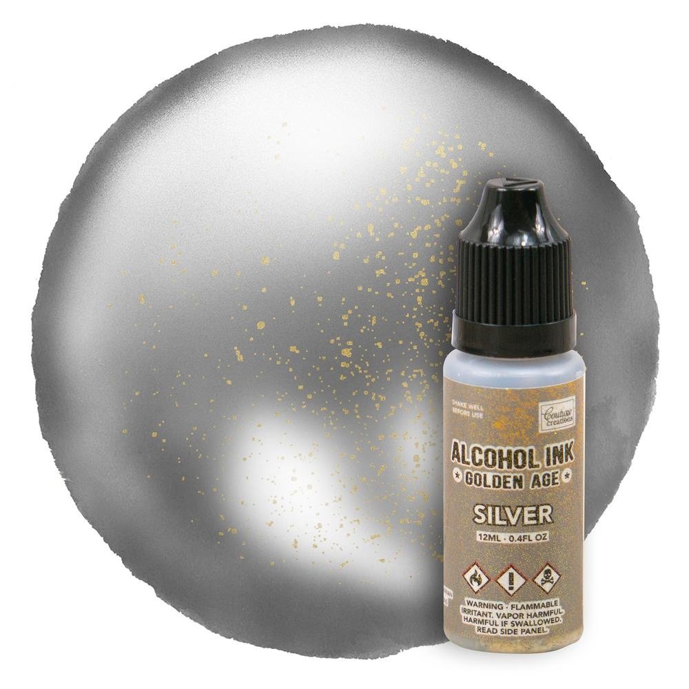 Alcohol Ink - Golden Age Silver von Couture Cre