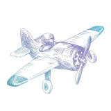Air Plane - Mini Stamp