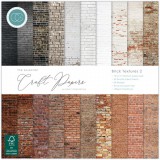 Brick Textures 2 - Paper Pad 30,5x30,5 cm von Craf