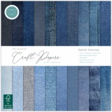 Denim Textures - Paper Pad 30,5x30,5 cm von Craft