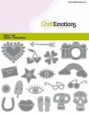 CraftEmotions Die - Trendy booklet -card decoratio CraftEmotions Die - Trendy booklet -card decoratio