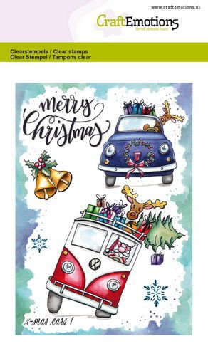 CraftEmotions clearstamps A6 - x-mas cars 1 Carla - zum Schließen ins Bild klicken