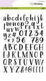 CraftEmotions clearstamps A5 - handletter - alphab CraftEmotions clearstamps A5 - handletter - alphab