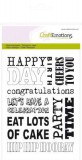 CraftEmotions clearstamps A6 - Background Party CraftEmotions clearstamps A6 - Background Party
