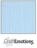 Leinenkarton - azurblau von Craft Emotions 30,5x30