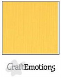 CraftEmotions Leinenkarton - gold 30,5x30,5 cm
