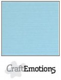 Leinenkarton - hellblau von Craft Emotions 30,5x30