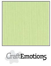 Leinenkarton - kiwi von Craft Emotions 30,5x30,5 c