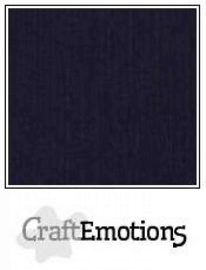 Leinenkarton - schwarz von Craft Emotions 30,5 x 3