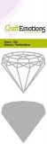 Craftemotions Die - Drahtform Diamant Craftemotions Die - Drahtform Diamant
