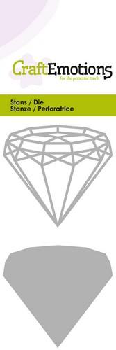 Craftemotions Die - Drahtform Diamant