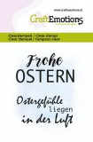 CraftEmotions Clearstamps 6x7cm - frohe Ostern