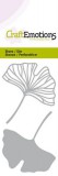 CraftEmotions Die - Ginkco Blätter Card 5x10cm