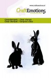 CraftEmotions Clearstamps 6x7cm - Hasen CraftEmotions Clearstamps 6x7cm - Hasen