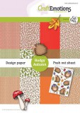 CraftEmotions Design Hedgy Autumn 12 Bg + push out CraftEmotions Design Hedgy Autumn 12 Bg + push out