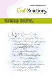 CraftEmotions Clearstamps 6x7cm - Hintergrundtext CraftEmotions Clearstamps 6x7cm - Hintergrundtext