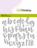 Craftemotions Dies - Handletter Alpha Kleinbuchsta Craftemotions Dies - Handletter Alpha Kleinbuchsta