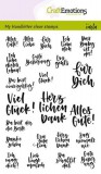 Handletter Quotes verschieden - Clear Stamp Set